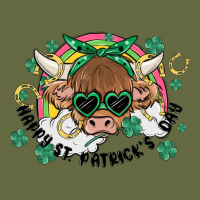 St. Patrick's Day Highland Cow Long Sleeve Tee | Teevron