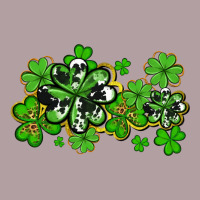 Cowhide And Leopard Shamrocks Vintage Hoodie | Teevron