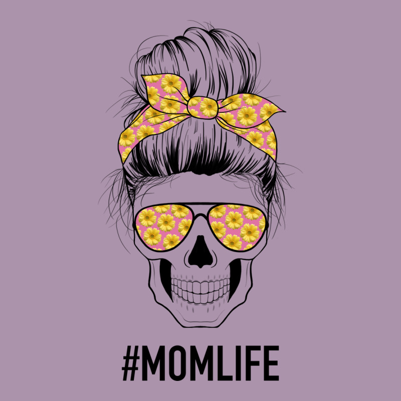 Yellow Flower On Pink Background Mom Skull Heavyweight Hoodie by Bettercallsaul | Teevron