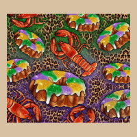 Mardi Gras King Cake And Crawfish Heavyweight Hoodie | Teevron