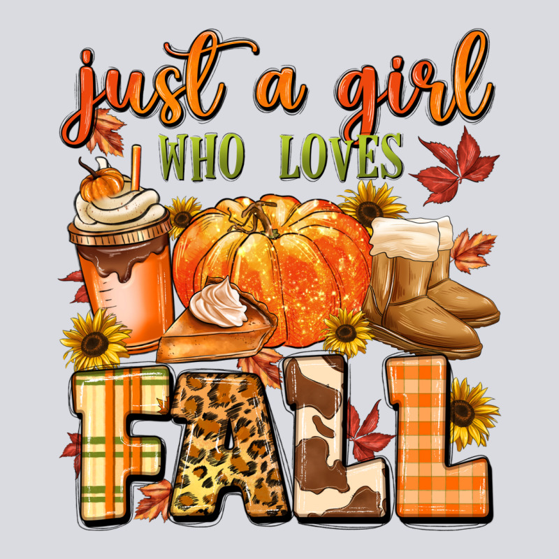 Just A Girl Who Loves Fall Zipper Hoodie by MaliasSmallBusiness | Teevron