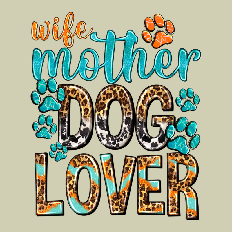 Wife Mother Dog Lover With Paws Heavy Core Tee by texasbilliewilder | Teevron