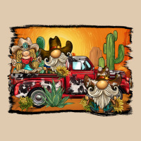 Western Truck Cowboy Gnome Background Heavyweight Sweatshirt | Teevron