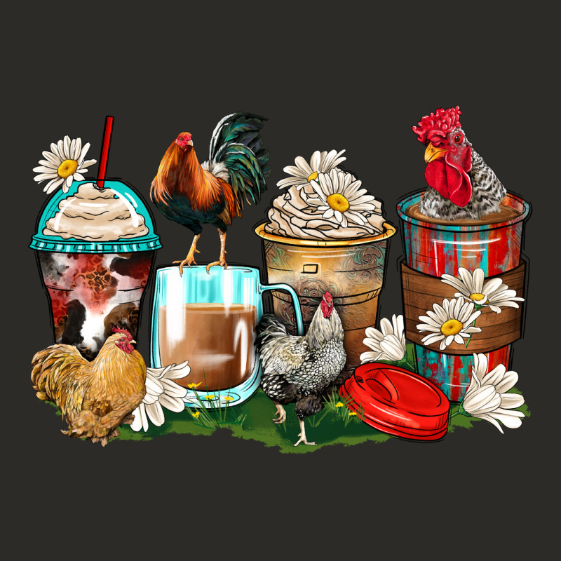 Rooster Coffee Cups Heavy Core Tee by Zillion Design Studio | Teevron