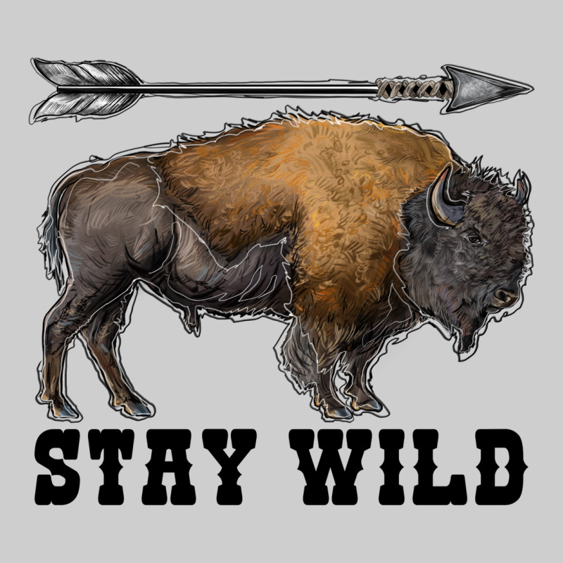 Stay Wild Bison Premium Tee by RanaPortraitStore | Teevron