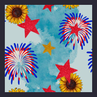 Patriotic Fireworks And Sunflower Vintage Tee | Teevron