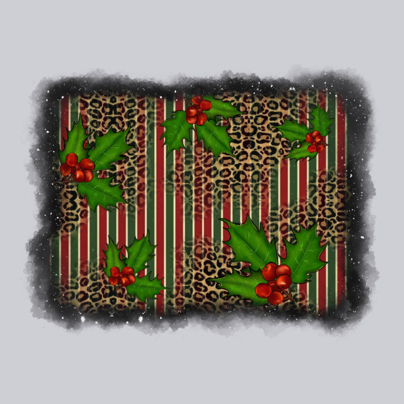 Christmas Plaid Leopard Mistletoe Background Classic Tee by BarkalooDesign | Teevron