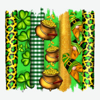 St Patricks Gnomes And Cloves With Leopard  Brushstrokes Urban Heavy Tee | Teevron