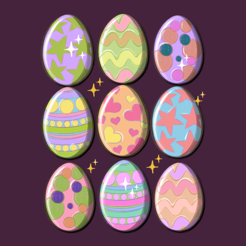 Vintage Easter Eggs Long Sleeve Tee by MaliasSmallBusiness | Teevron