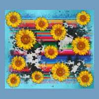 Serape Cowhide Sunflower Urban Heavy Tee | Teevron