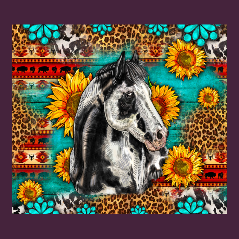 Aztec Sunflowers Horse Classic Tee by LillyAllenDesigns | Teevron