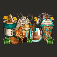 Horses Coffee Cups Heavy Core Tee | Teevron