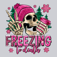 Freezing To Death Winter Skull Heavyweight Sweatshirt | Teevron