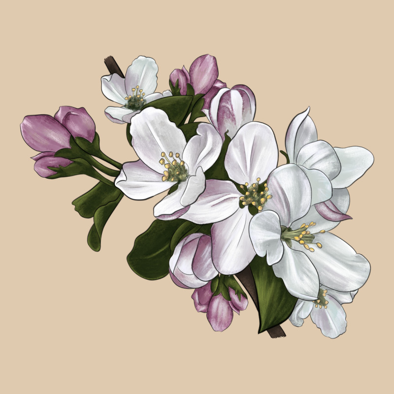 Apple Blossom Heavyweight Sweatshirt by LillyAllenDesigns | Teevron