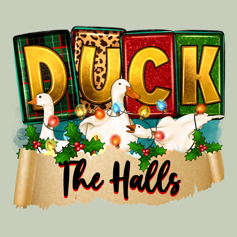 Christmas Duck The Halls Ladies Tee by Zillion Design Studio | Teevron