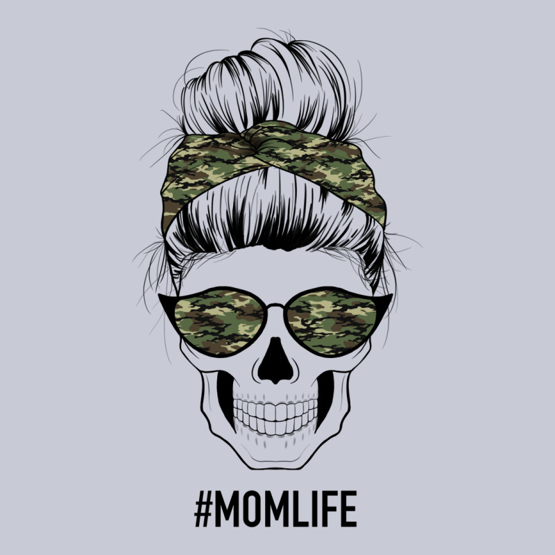 Camouflage Pattern Mom Skull Heavyweight Hoodie by Bettercallsaul | Teevron