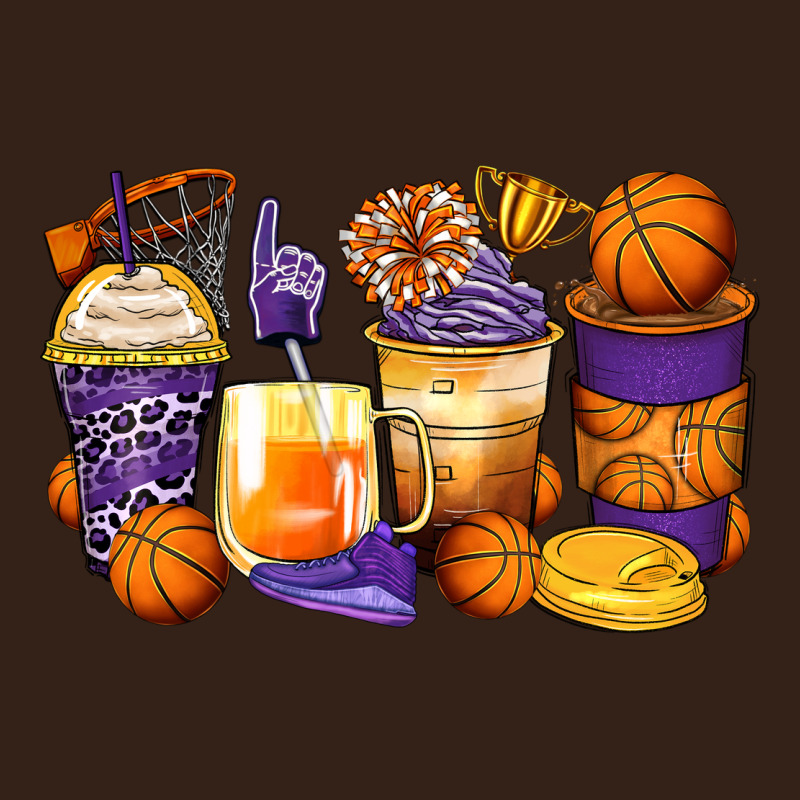 Basketball Coffee Cups Heavy Core Tee by Zillion Design Studio | Teevron