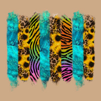 Turquoise Leopard Sunflowers Colorful Vintage Hoodie | Teevron