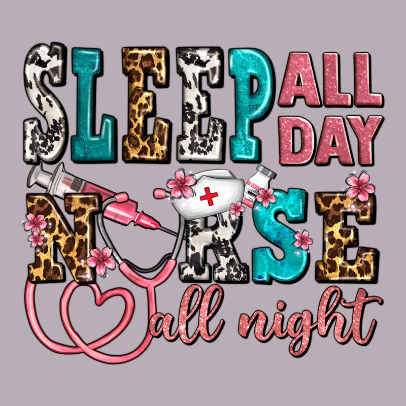 Sleep All Day Nurse All Night Vintage Tee by AdoDesignShop | Teevron
