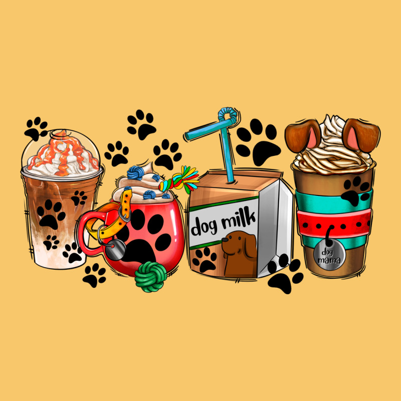 Dogs Coffee Cups Vintage Hoodie by AdoDesignShop | Teevron