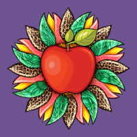 Teacher Apple And Sunflower With Leopard And Tooled Leather Vintage Tee | Teevron