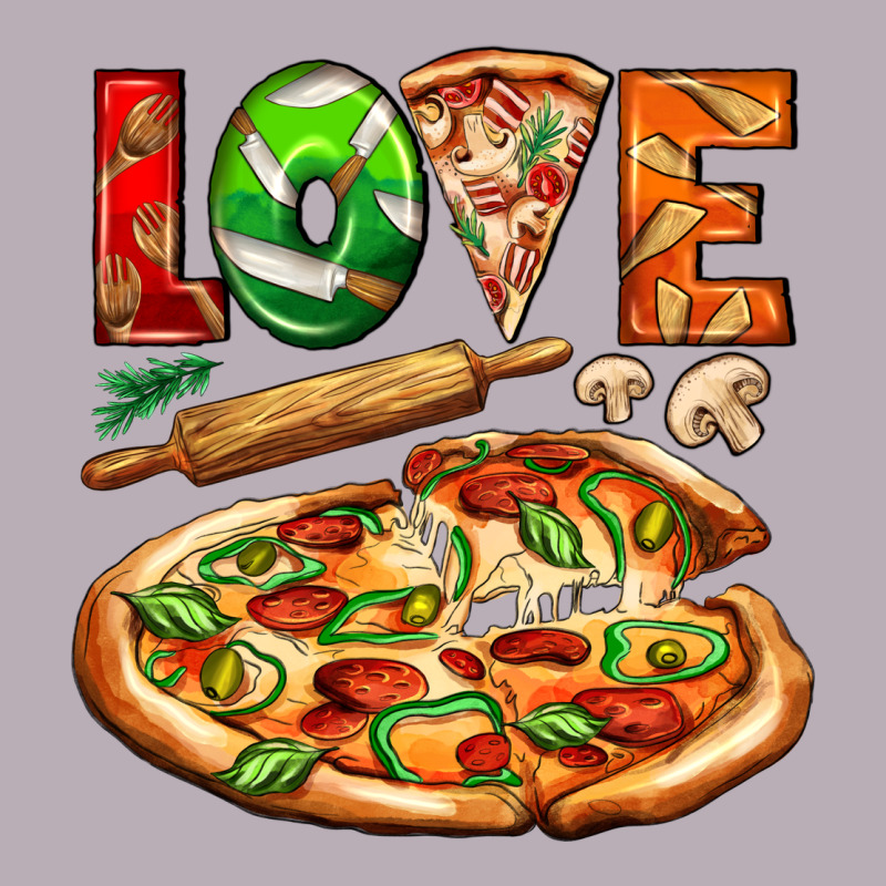 Love Pizza Vintage Tee by AdoDesignShop | Teevron