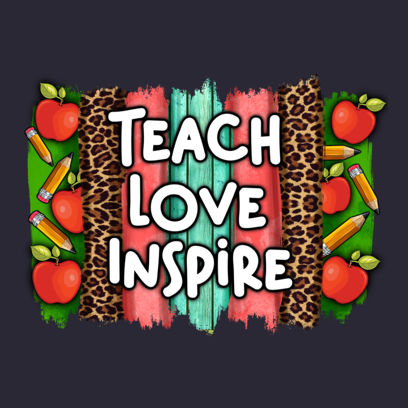 Teach Love Inspire Brushstroke With  And Pen Leopard Vintage Tee by Artiststas | Teevron
