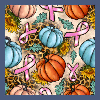 Breast Cancer Awareness With Pumpkin And Leopard Seamless Pattern Vintage Hoodie | Teevron