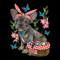 Easter French Bulldog Ladies Tee | Teevron