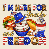 I M Here For Snacks And Freedom Ladies Tee | Teevron