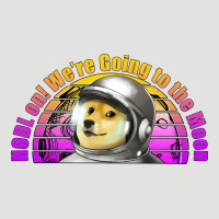 Doge Coin Hodl On We're Going To The Moon Retro Sunset Classic Tee | Teevron