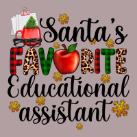 Santa's Favorite Educational Assistant Vintage Hoodie | Teevron