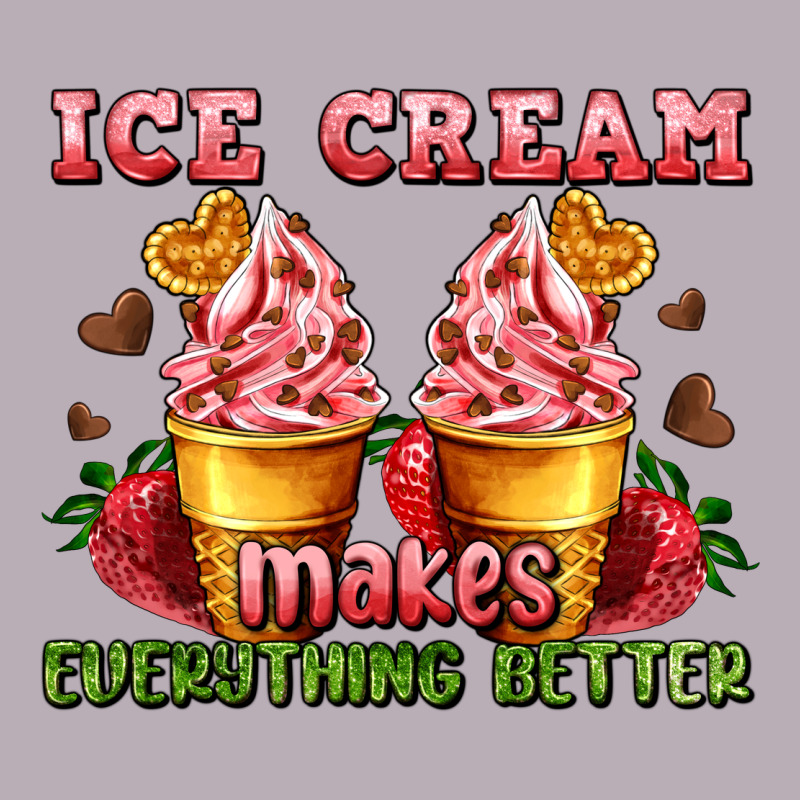 Ice Cream Makes Everything Better Vintage Tee by AdoDesignShop | Teevron