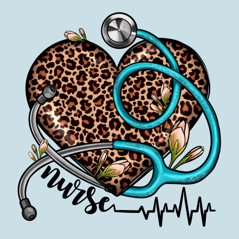 Nurse Leopard Heart Ladies Tee by JahusDesignShop | Teevron