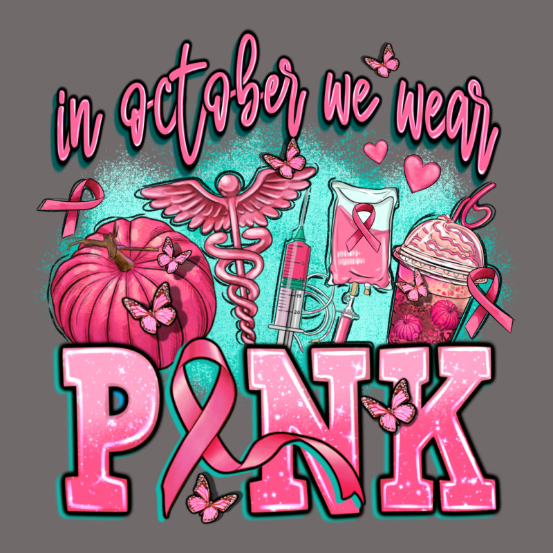 In October We Wear Pink Urban Heavy Tee by AdoDesignShop | Teevron