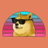 Doge Coin Bitcoin Hodl Retro Sunset Classic Tee | Teevron
