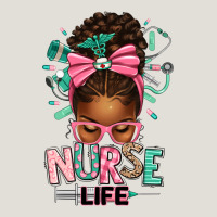 Afro Messy Bun Nurse Life Heavy Core Tee | Teevron