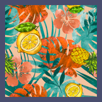 Pineapple And Lemon Seamless Pattern Vintage Tee | Teevron