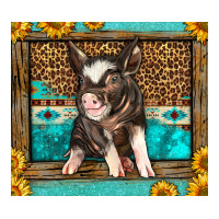 Western Cute Pig | Teevron