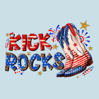 Kick Rocks Cowboy Boots Fourth Of July Ladies Tee | Teevron