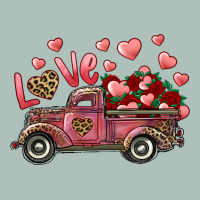 Love Truck With Roses And Leopard Heavyweight Hoodie | Teevron
