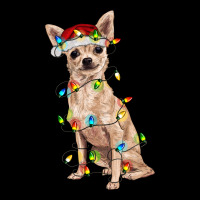Chihuahua With Christmas Lights Heavy Core Tee | Teevron