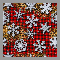 Christmas Snow Crystals With Plaid Seamless Pattern Vintage Hoodie | Teevron
