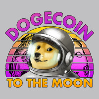 Doge Coin To The Moon 80's Retro Sunset Classic Tee | Teevron