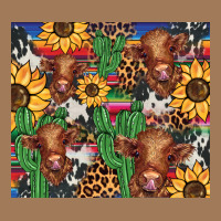 Western Cactus Sunflower Highlands Cow Classic Tee | Teevron