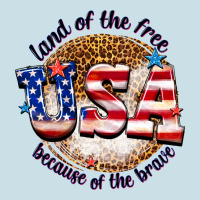 Land Of The Free Usa Because Of The Brave Billie W Ladies Tee | Teevron