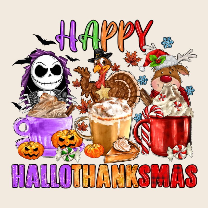 Happy Hallothanksmas Zipper Hoodie by MaliasSmallBusiness | Teevron