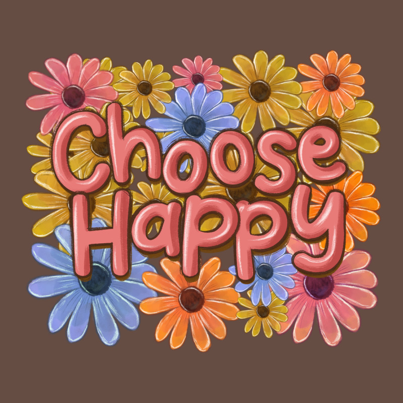 Choose Happy Long Sleeve Tee by MaliasSmallBusiness | Teevron