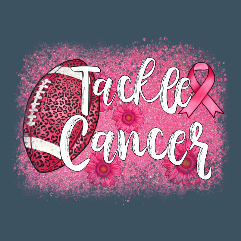 Tackle Cancer Football Leopard Urban Heavy Tee by AdoDesignShop | Teevron