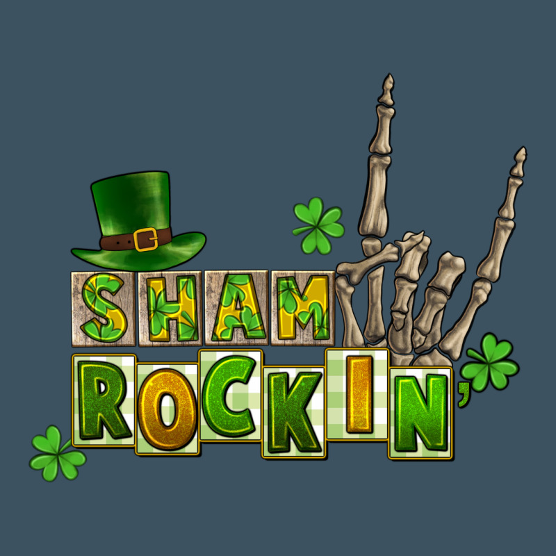 Sham Rockin Skeleton Hand St. Patrick's Urban Hoodie by CowGirlArtShop | Teevron